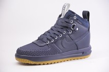 Синие кроссовки мужские Nike Lunar Force 1 Duckboot для баскетбола